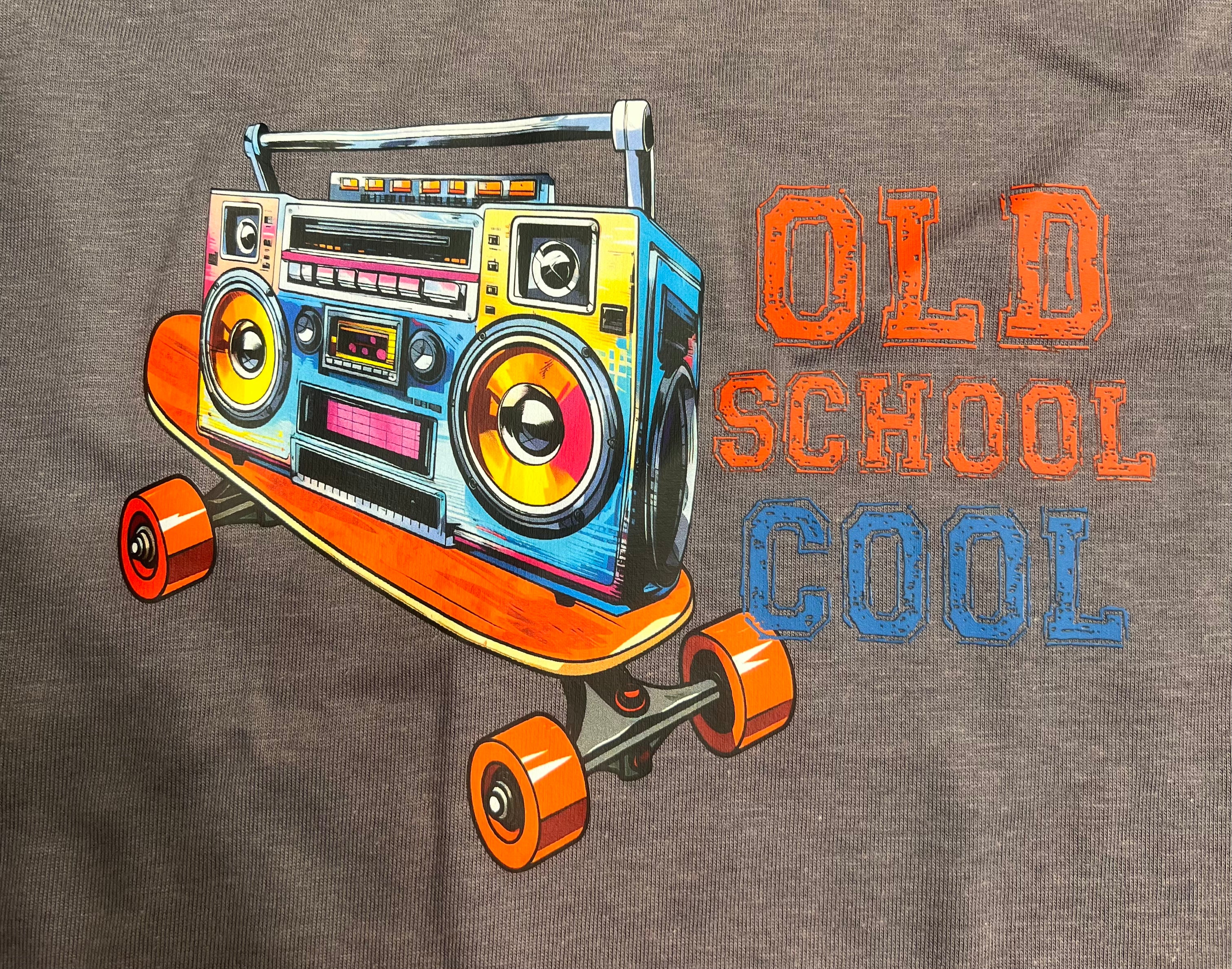 Soft Vintage Old School Cool Gray Tank Top