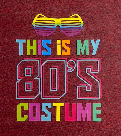 This is My 80's Costume Women's Soft Red Tank Top- Size Large
