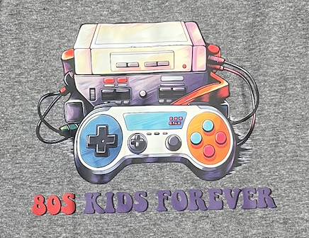 80's Kid Forever Soft Gray Women's Tank- Size Small