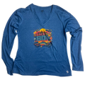 Back to the 80's Women's Athletic Long Sleeve Tee- Size Large