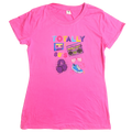 Totally 80's Women's Pink Tee- Large